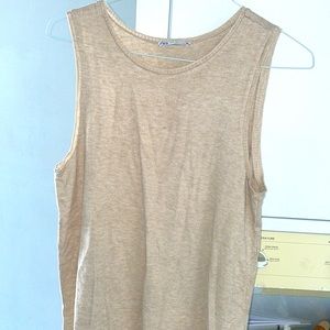 ZARA soft knitted tank top shirt sleeveless
